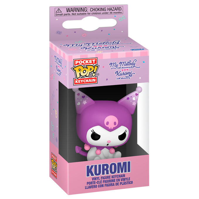 Pocket POP Keychain Hello Kitty 20th Anniversary Kuromi